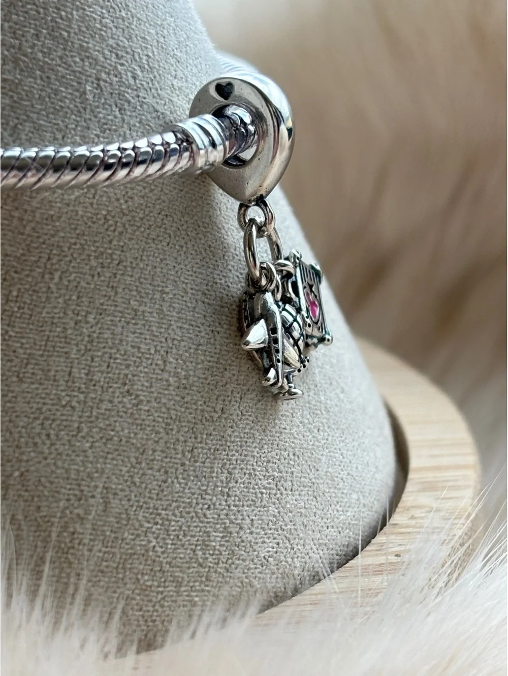 Pandora Unforgettable Moments Travel Charm Bracelet Silver